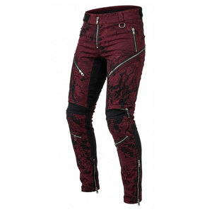 Pantalones de Motocicleta para Hombre con Estampado de Llamas Rojas, Transpirables, de Spandex y Nailon, para Carreras, Aptos para Todas las Estaciones - Product Image 2
