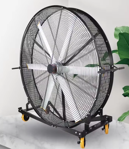 Ventiladores Industriales Verticales Móviles Grandes de 1.5m (57 Pulgadas) con Asa, Motor PMSM de Alta Velocidad, Nuevo Diseño 2025 - Product Image 5