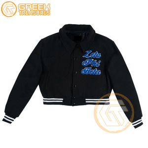 Veste universitaire Zeta Phi Beta personnalisée vêtements de sororité blason brodé en polaire respirant de haute qualité et lettres pour femmes - Product Image 2
