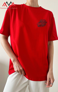 Regular Short Sleeve 95% Cotton +5% Spandex Front Printed (Graphic Print) Casual Streetwear Beachwear <b>Red</b> Men's T-<b>Shirt</b> - Product Image 4