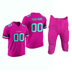 Tissu en polyester pour impression par sublimation, vêtements pour hommes, uniforme, hauts de football américain, maillot de football américain, design personnalisé - Product Image 2