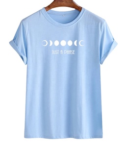 Camiseta de algodón y poliéster de peso pesado de calidad superior para hombre de talla grande Moon Sight Shade Printed Basic Essential - Product Image 6