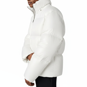 Chaqueta Acolchada Ligera de Invierno para Hombre |   Cuello con Capucha Impermeable y Cortavientos con Aislamiento Térmico Superior y Logotipo Frontal - Product Image 6