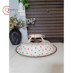 Soporte de Navidad con recubrimiento en polvo de Color blanco, soporte de árbol de Navidad de Metal con decoración de Mesa para el hogar y suministro al por mayor - Product Image 1