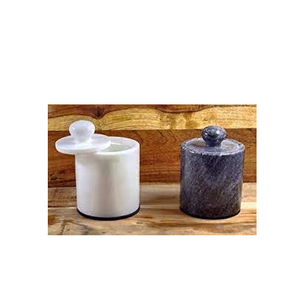 Salero de mármol pulido brillante, cuenco de forma personalizada para uso en restaurante, utensilios de cocina y uso hecho a mano - Product Image 6