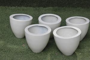 Petite jardinière de table pour usage intérieur, plantation directe, plantes artificielles, finition lisse, qualité export, prix abordable, en fibre. - Product Image 2