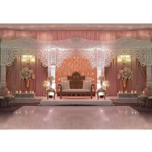 Grande scène Walima de style Bollywood Scène de réception de mariage glamour Canada Mariage canadien luxueux Scène Bollywood - Product Image 1