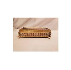 Unique Design Brass Tissue Box Holder for Customized Size and Design Brass Tissue Box Stand for Tableware Use - Product Image 1