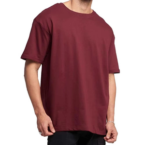 Camiseta de talla grande de algodón 100 de alta calidad, camiseta personalizada con impresión Digital, logotipo personalizado de 210 GSM para hombre, camiseta lisa con cuello redondo para hombre - Product Image 5