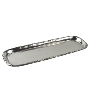 Plateau de service en aluminium brillant métal complet pour décoration d'hôtel à la maison plateaux de service et décoratifs conception personnalisée disponible - Product Image 1
