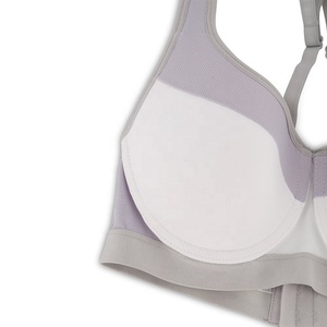 Sujetador deportivo acolchado sin aros de algodón transpirable para mujer Sujetador deportivo sostenible ecológico Diseño personalizado Hecho en fábrica - Product Image 5