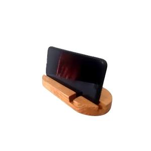 Support de téléphone portable élégant en bois de luxe fait à la main, vaisselle promotionnelle élégante - Product Image 1
