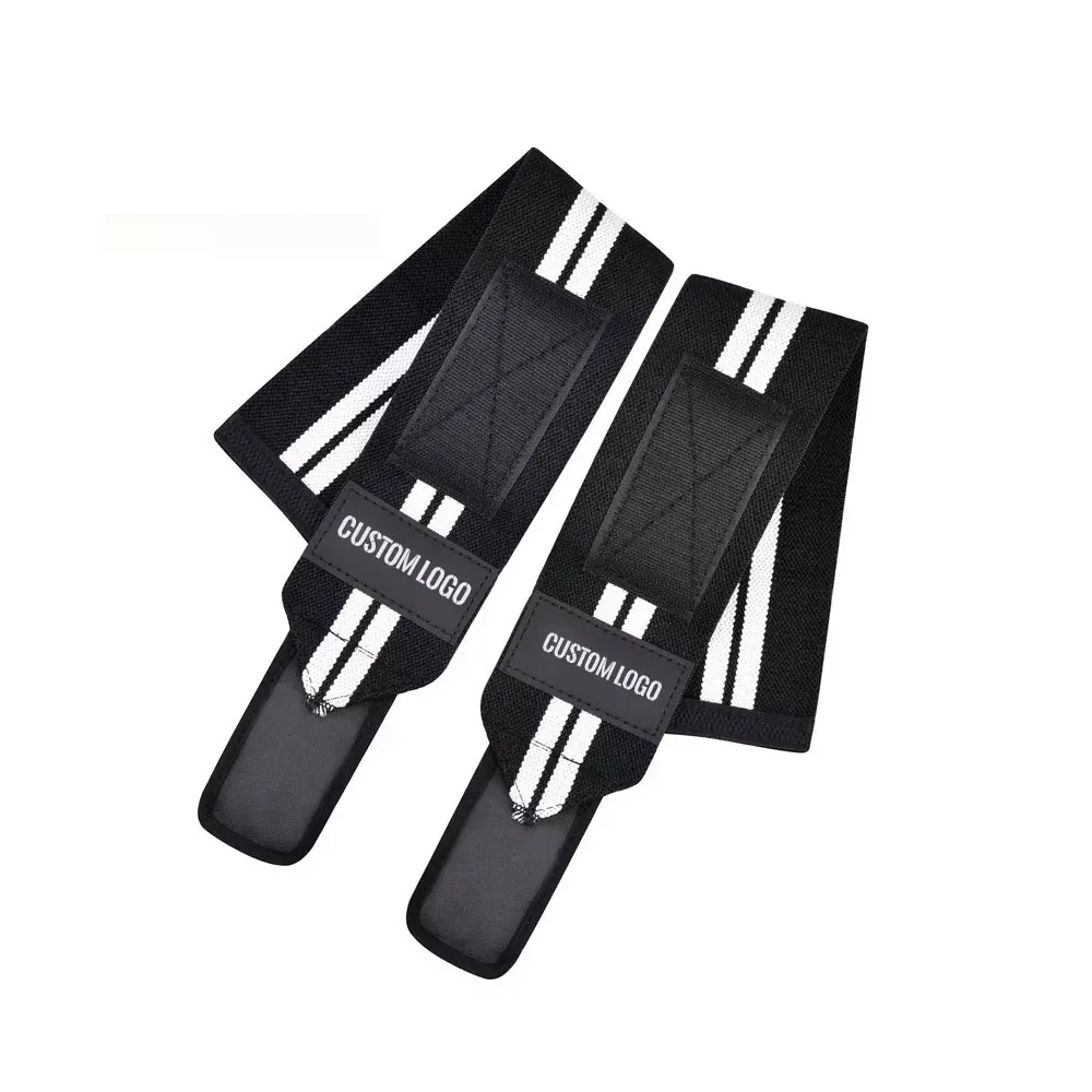 Vendita calda fascia da polso personalizzata Fitness sollevamento pesi cinturino traspirante accessori da palestra di Standard International