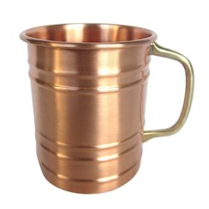 Tasse en métal pur cuivre décoration de table à manger verres de luxe tasse à bière en cuivre décoration de table de table - Product Image 1