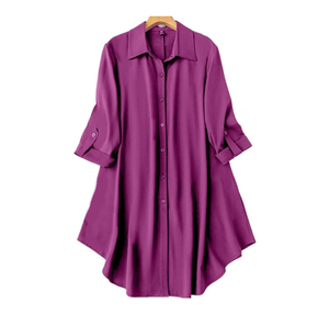 Top Deal Dernière conception Robe d'été pour femmes Flare Robe ample à manches longues Femmes Dames Robes décontractées élégantes - Product Image 2