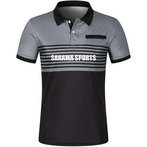 Camisetas informales de algodón y poliéster de manga corta de calidad superior para exteriores, polos hechos de algodón para hombre - Product Image 1