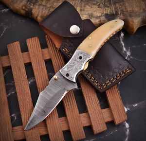 Navajas Plegables Personalizables de Edición Limitada en Acero de Damasco, Navajas Plegables Personalizables, Navajas de Acero Personalizadas - Product Image 3