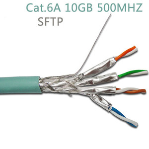 Câble Ethernet extérieur Cat6/Cat6a LAN, cuivre nu/CCAM, OEM, 305m/rouleau, 1000ft, 23AWG, gaine <span class=keywords><strong>PV</strong></span>/PE/LSZH, UTP/FTP/SFTP - Product Image 3