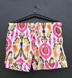 ชุดชุดนอนสตรีพิมพ์ลายดอกไม้สไตล์ลำลองสำหรับผู้หญิงชุดผ้าทอคอตตอน100% อินเดียสำหรับเพื่อนเจ้าสาวในฤดูร้อนของขวัญของใช้ส่วนตัว - Product Image 3