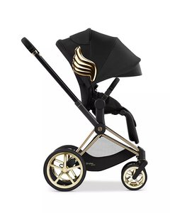 Precio del Cochecito PRIAMS 4 para Bebés/Niños, Negro/Dorado, con 2 Años de Garantía y Soporte ODM/OEM/OBM - Product Image 3