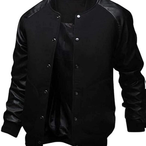Chaqueta de béisbol Varsity personalizada de nuevo diseño de tendencia, chaqueta cortavientos Bomber con letras divididas, chaqueta ligera para adultos y jóvenes - Product Image 4