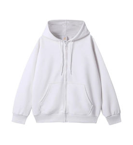 Sweats à capuche vierges de haute qualité pour hommes et femmes, personnalisables par sérigraphie ou transfert thermique, fabriqués en tissu épais - Product Image 1