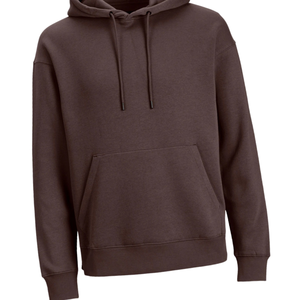 <b>Brown</b> Plain Hoodie for Men & Women & Unisex Cotton <b>Fleece</b> Sweatshirt With Warm Pullover Hoodie Custom Logo OEM Winter Streetwear - Product Image 5