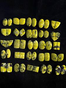 Lizardite Paire Pierres Précieuses Lot En Gros Cabochon 100% Naturel Top Grade Vert Serpentine Pierre Pour Bijoux - Product Image 4