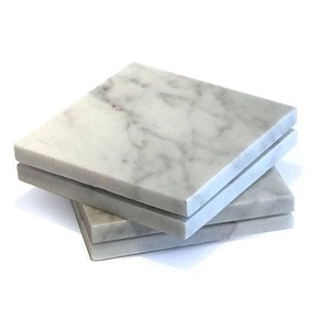 Dessous de verre en marbre pour boire du café et du thé et dessous de verre en marbre pour les produits de vente chauds pour la forme carrée - Product Image 3