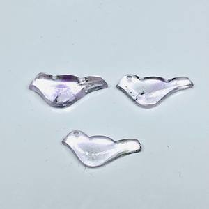 Perles en pierre précieuse sculptées en forme d'oiseau en améthyste rose, 20 mm, faites à la main, en vrac - Product Image 3