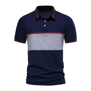 Tendance : Chemise pour homme 100% coton, logo brodé personnalisé, design de poche, séchage rapide, manches courtes, couleur unie, business, golf - Product Image 1