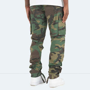 Casual With Side Pockets for Spring Wholesale Outdoor Cycling New <b>Men's</b> <b>Camo</b> Printed Cargo Trousers - Product Image 5