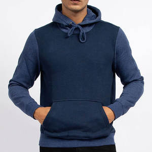 Sudadera con capucha de lana de algodón de gran tamaño para hombre, jersey de calle con hombros caídos y diseño bordado - Product Image 1