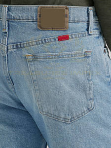 Pantalones cortos de mezclilla Vintage de verano 100% algodón personalizados para hombre, ropa de calle transpirable de cintura media, función antiarrugas, bolsillos sueltos sólidos - Product Image 5