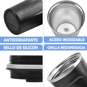 Tazza Termica da Caffè in Acciaio Inox da 510ml con Coperchio, Isolamento Sottovuoto per Viaggi e Lavoro, Capacità 500ml - Product Image 5
