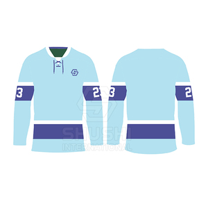 Jersey de Hockey sobre Hielo 100% Poliéster, Diseño Personalizado, Impermeable, con Color y Logotipo Personalizados - Precio Bajo - Product Image 4