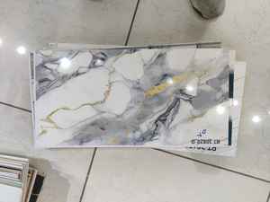 Nouvelle conception, carrelage mural en céramique moderne à haute brillance, facile à nettoyer, 400x400 mm, avec antidérapant pour salle de bain et salon - Product Image 3