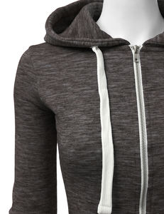 <b>Women's</b> Lightweight Hooded Zip-Up <b>Jacket</b> With Pocket Winter Suitable Coat - Product Image 3