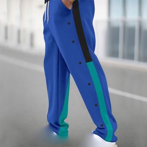 กางเกงบาสเก็ตบอลผ้าโพลีเอสเตอร์ 100% ระบายอากาศได้ดี แบบฉีกได้ สไตล์สปอร์ต ทรงหลวม - Product Image 2