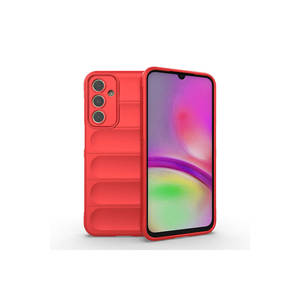 Coque de téléphone en silicone TPU personnalisable avec motif ethnique creux pour Samsung Galaxy A25 A53 11Pro 14 Plus - Rouge, coque arrière souple - Product Image 1