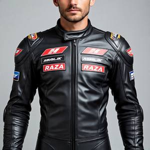 Trajes de cuero de motocicleta de diseño personalizado | Su marca de LOGOTIPO | Dos piezas | Calle y pista | Fabricante OEM/ODM - Product Image 1