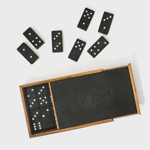 Jeu de dominos en résine fait main de qualité supérieure, écologique, sur le thème de l'aventure, avec logo personnalisé, boîte en os durable, couleur personnalisée, pour la famille - Product Image 2