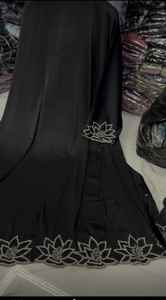 Premium mujeres elegante modesto mano bordado Abayas Dubai Formal vestidos tradicionales tela transpirable mano tradicional musulmán - Product Image 2