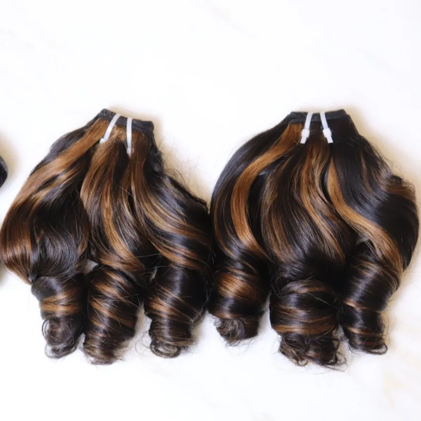 Pelo de donante sin procesar 180 densidad Hd encaje cutícula alineada pelucas vírgenes Funmi cabellos hinchables de colores fábrica de cabello de Vietnam