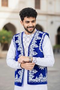 Chaleco Tradicional Afgano de Verano para Hombre, Transpirable, Hecho a Mano, Étnico, Cultural, Sin Mangas, para Bodas, Ceremonias y Festivales - Product Image 2