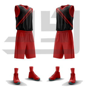 Ensemble de maillot et short de basket-ball personnalisés en polyester de qualité supérieure pour l'entraînement, les tournois et les compétitions - Product Image 6