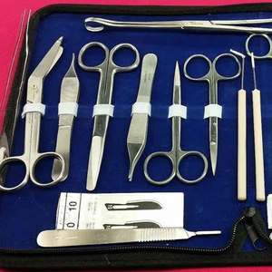 Kit de disección para estudiantes menores de 37 piezas Juego de instrumentos quirúrgicos veterinarios Acero inoxidable Grado quirúrgico Autoclavable - Product Image 2