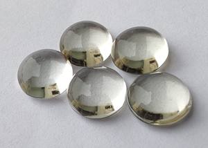Venta al por mayor de piedras preciosas sueltas calibradas con reverso plano blancas de corte brillante de cristal de cuarzo natural IGI con certificación Lavira para joyería - Product Image 5