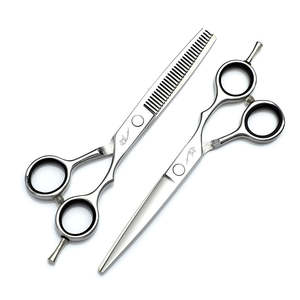 F8 Ciseaux de vie japonais Beauté Ciseaux droits minces avec lame tranchante en acier inoxydable pour les applications de coupe de cheveux - Product Image 1