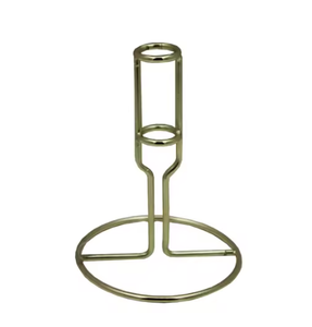 Bougeoir en métal argenterie Pilier très exigeant en métal Artisanat en métal Arts indiens Supports d'éclairage coniques à prix abordable Incroyable - Product Image 4